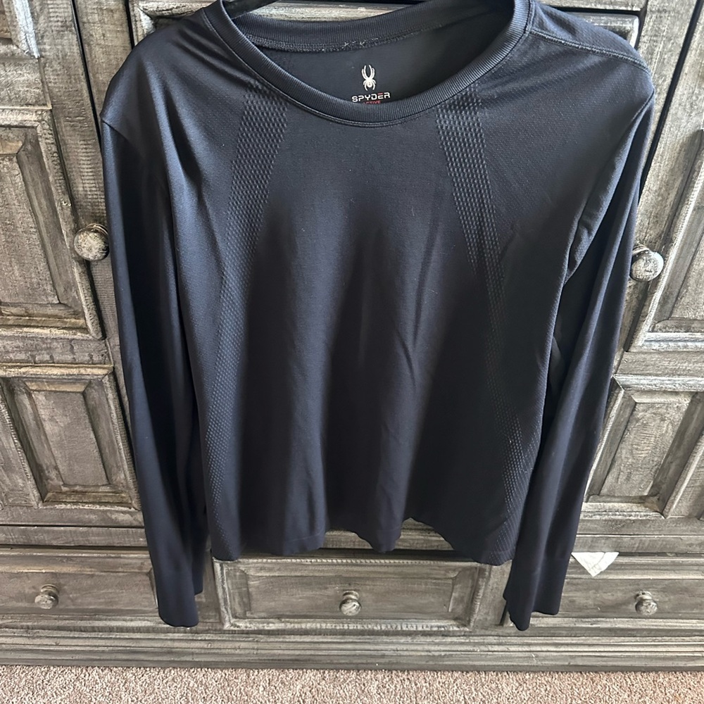 Spyder Active Black Performance Shirt